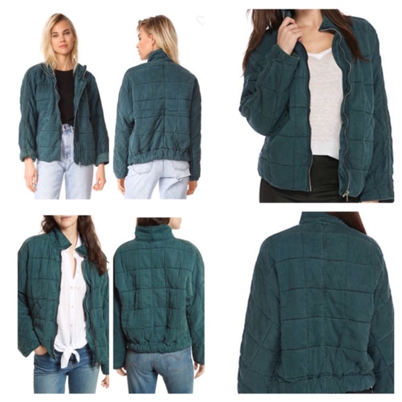 Free People Dolman Quilted Jacket. NWT. - Picture 2 of 8